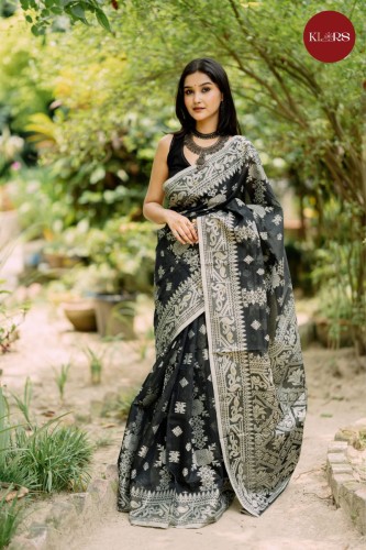 Black Krishnakoli Saree