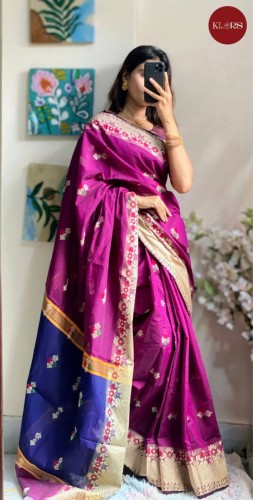 Purple Ronjona Saree